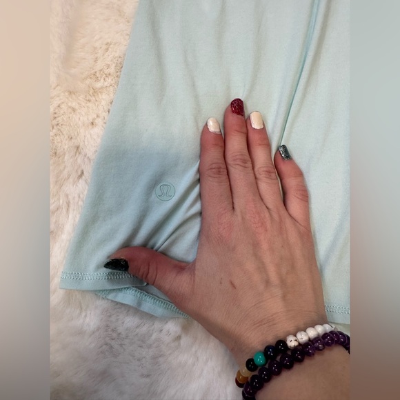 Lululemon light Blue tank - Picture 5 of 5